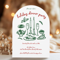 Whimsical Girly Holiday Dinner Party Arte Xmas