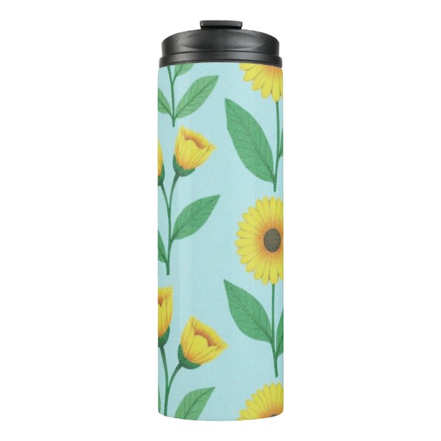 Whimsical Glee Bloom Thermosbecher (Vorderseite)