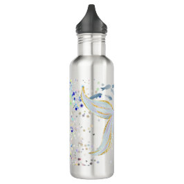 Whimsical Glitzer Meerjungjacht Edelstahlflasche