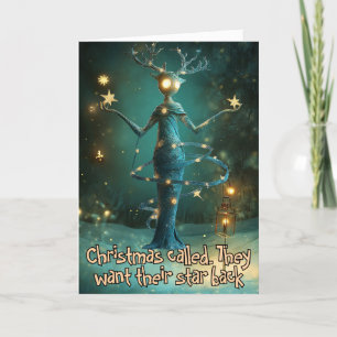 *~* Whimsical Glow Funny Magical 32 Weihnachten AP Dankeskarte
