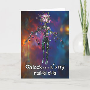 *~* Whimsical Glow Funny Magical 36 Weihnachten AP Dankeskarte
