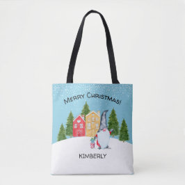 Whimsical Gnome Weihnachten Tasche