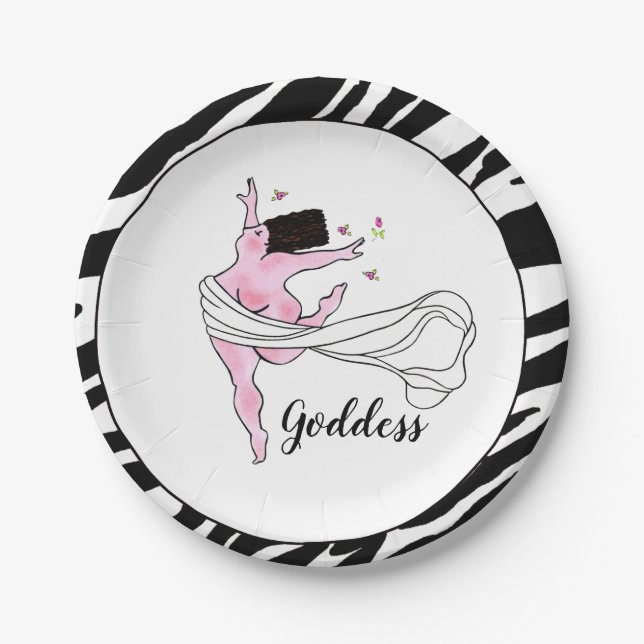 "Whimsical Goddess" Paper-Teller Pappteller (Vorderseite)