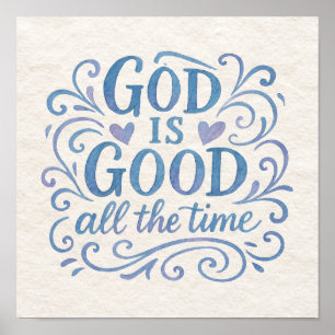 Whimsical Good is Good Typografie Poster