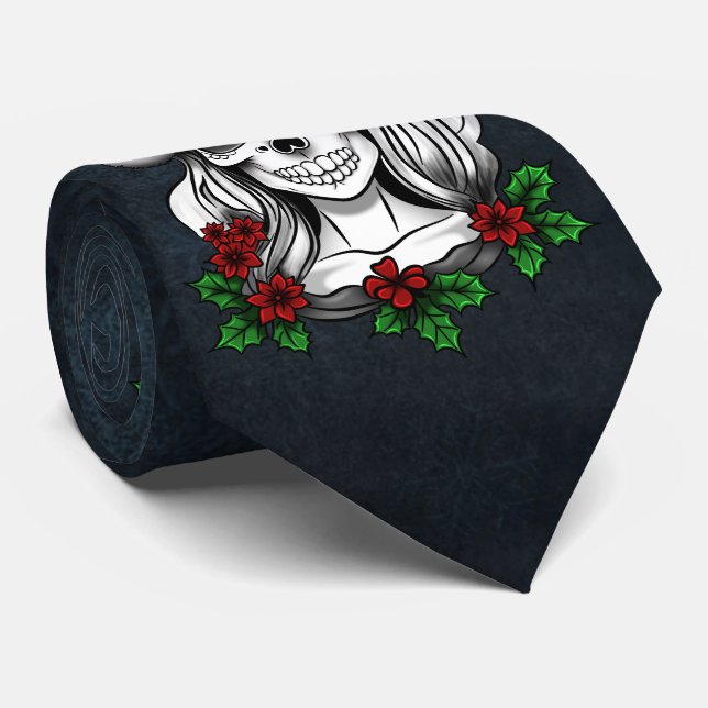 Whimsical Gothic Weihnachten Weihnachten Krawatte (Gerollt)