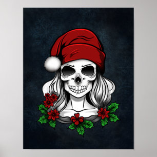 Whimsical Gothic Weihnachten Weihnachten Poster