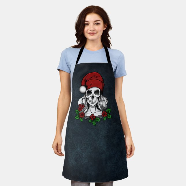 Whimsical Gothic Weihnachten Weihnachten Schürze (Getragen)