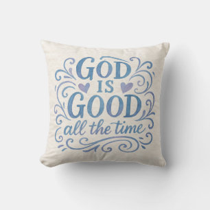 Whimsical Gut ist gute Typografie Kissen