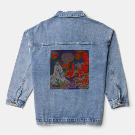 Whimsical Halloween Dreams Jeansjacke
