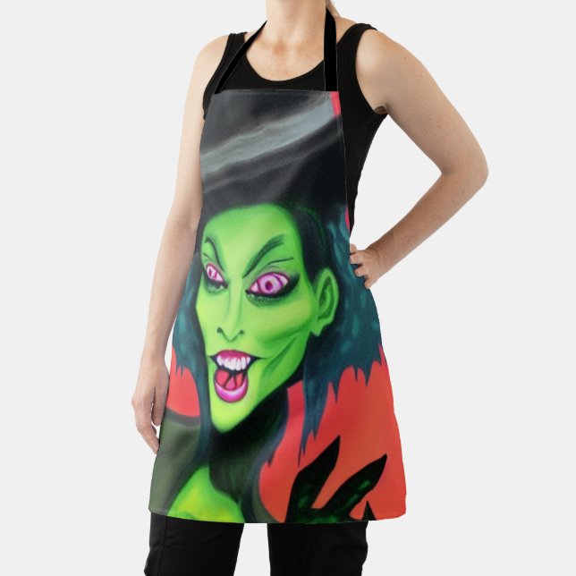 Whimsical Halloween Hexe Schürze (InSitu)
