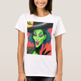 Whimsical Halloween Hexe T-Shirt