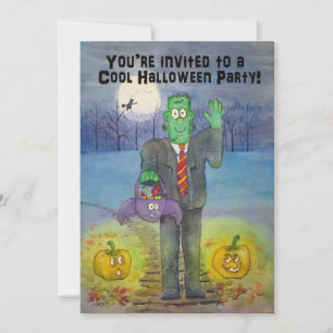 Whimsical Halloween Party Invitation Invitation mi