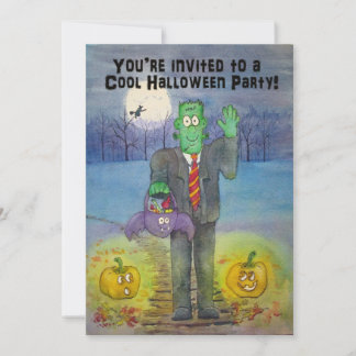 Whimsical Halloween Party Invitation Invitation mi