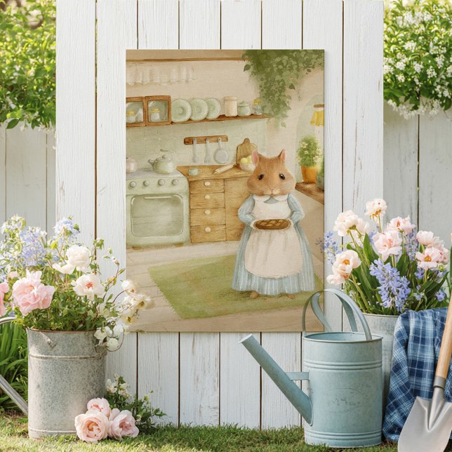 Whimsical hamster Storybook kids Poster (Von Creator hochgeladen)