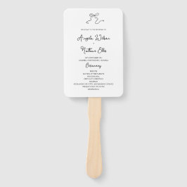 Whimsical Hand angefertigte Hochzeitslüfter Fächer