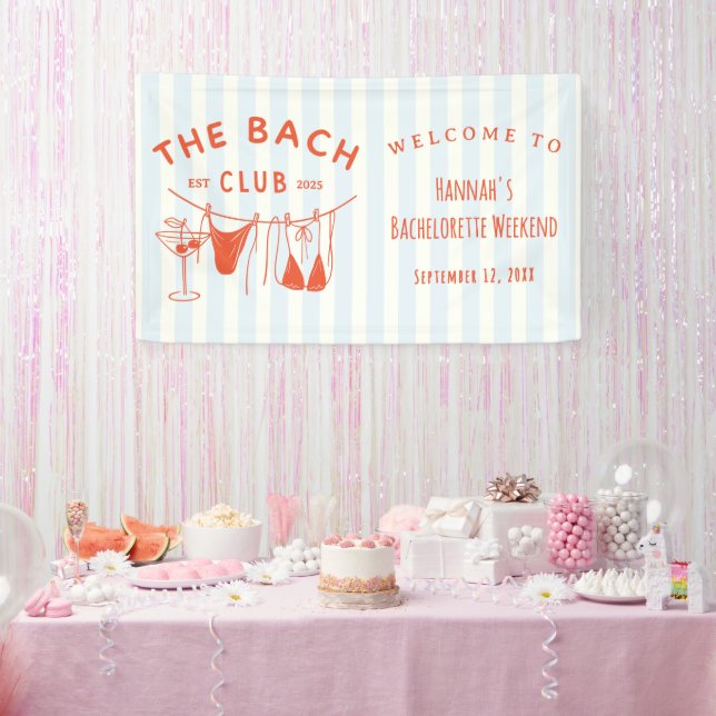 Whimsical Hand Drawn Orange Cocktail Banner (Party)