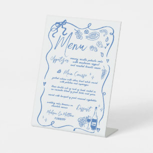 Whimsical Hand Drawn Zeichnend Doodles Hochzeitmen Sockelschild