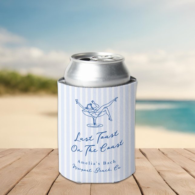 Whimsical Hand gezogen Blue Letzten Toast an der K Dosenkühler (Von Creator hochgeladen)