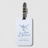 Whimsical Hand gezogen Blue Letzten Toast an der K