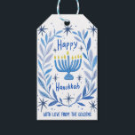Whimsical Hanukkah Holiday Menorah Malerei Custom Geschenkanhänger<br><div class="desc">Perfekt niedliche Geschenkmarke! Handgemachte Kunst für Sie! Ideal für einen Winter, hanukkah, Feiertag oder andere Veranstaltung. Vollständig anpassbar! Klicken Sie auf "Personalisieren" oben, um den Text zu bearbeiten. Klicken Sie auf "Bearbeiten mit dem Designwerkzeug", um die Schriftart, Farben und Einstellungen anzupassen. (Karo mein Shop auch für alternative Designs) DANKE IHNEN...</div>