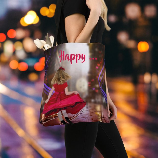 Whimsical Happy Dance Giro Tote Bag Tasche (Von Creator hochgeladen)