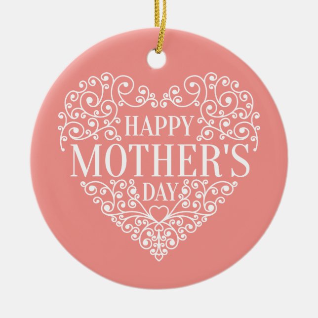 Whimsical Happy Mother's Day | Ornament (Vorne)