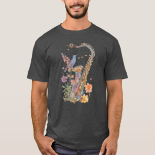 Whimsical Harmony Dreamy Saxophon Serenade T-Shirt