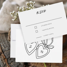 Whimsical Heart Locket Doodle Sketch CUSTOM