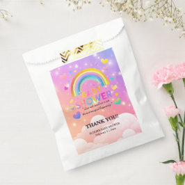 Whimsical Hearts & Rainbows Kinderdusche Geschenktütchen