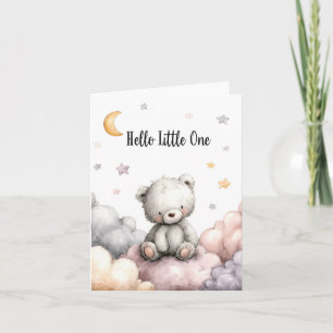 Whimsical "Hello Little One" Teddy Bär
