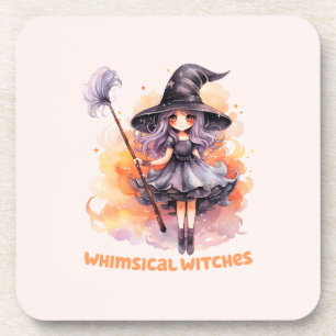 Whimsical Hexen Getränkeuntersetzer