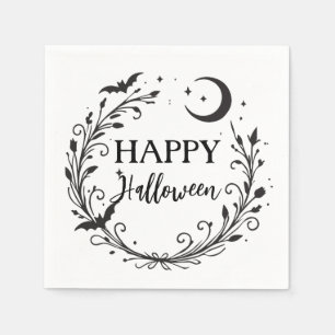 Whimsical Hexen-Wicca-Kräuter-Magie Halloween Serviette