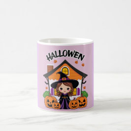 Whimsical Hexenkunst für Spooky-Feiern Kaffeetasse
