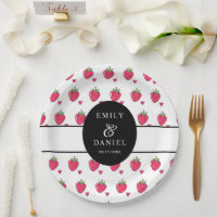 Whimsical-Hochzeit mit rosa Erdbeeren