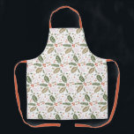 Whimsical Holly Berry farbenfrohe Weihnachtsfeiert Schürze<br><div class="desc">Dieses festliche und schicke Design besticht durch originelles,  handgezeichnetes Winterfolien in lebhaften Farben.</div>