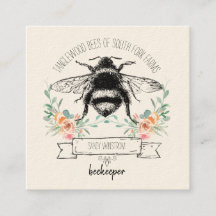 Whimsical Honey Bee Apiary Beekeeper