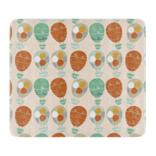 Whimsical Hot Air Ballons Schneidebrett