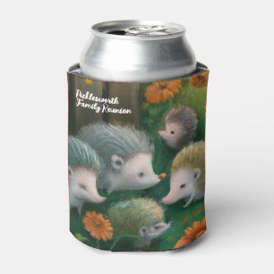 Whimsical Igel Family Picnicken im Garten Dosenkühler