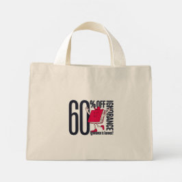 Whimsical Ignorance Is Banned Educational Tiny  Mini Stoffbeutel