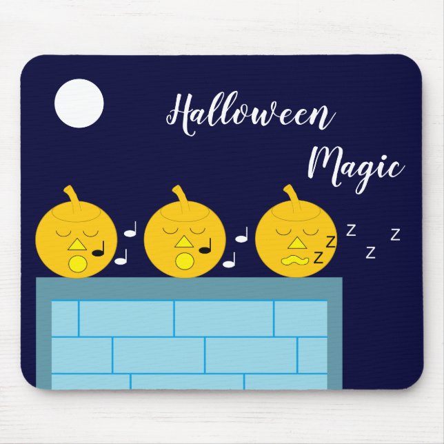 Whimsical Jack-o'-Lanterns: Mousepad (Vorne)