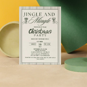Whimsical Jingle und Mingle Weihnachtsfeier Einladung