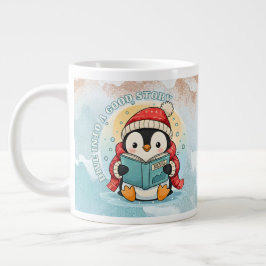 Whimsical Jumbo Penguin Storytelling Coffee Tea Mu Jumbo-Tasse