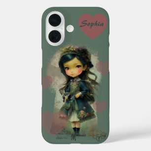 Whimsical Kawaii Fairy Tale Girl iPhone 16 Hülle