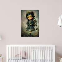 Whimsical Kawaii Fairy Tale Girl