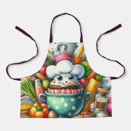 Whimsical Kitchen Adventure Kids' Apron Schürze