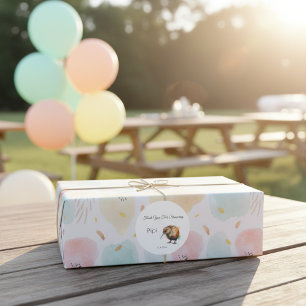 Whimsical Kiwi-Vogel-Baby-Party Süße Pipi Runder Aufkleber