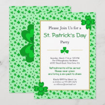 Whimsical Kleeblatts St. Patrick's Day Party Einla