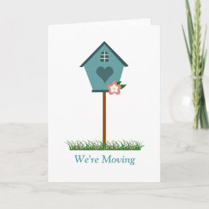 Whimsical Klein Birdhouse Wir bewegen uns Ankündigung