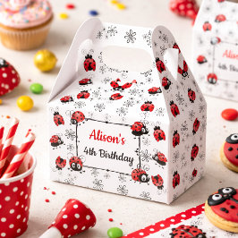 Whimsical Ladybugs Birthday Geschenkschachtel