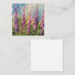 Whimsical Lavender Fields Mitteilungskarte